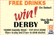 Special Coupon Offer for Win! Derby